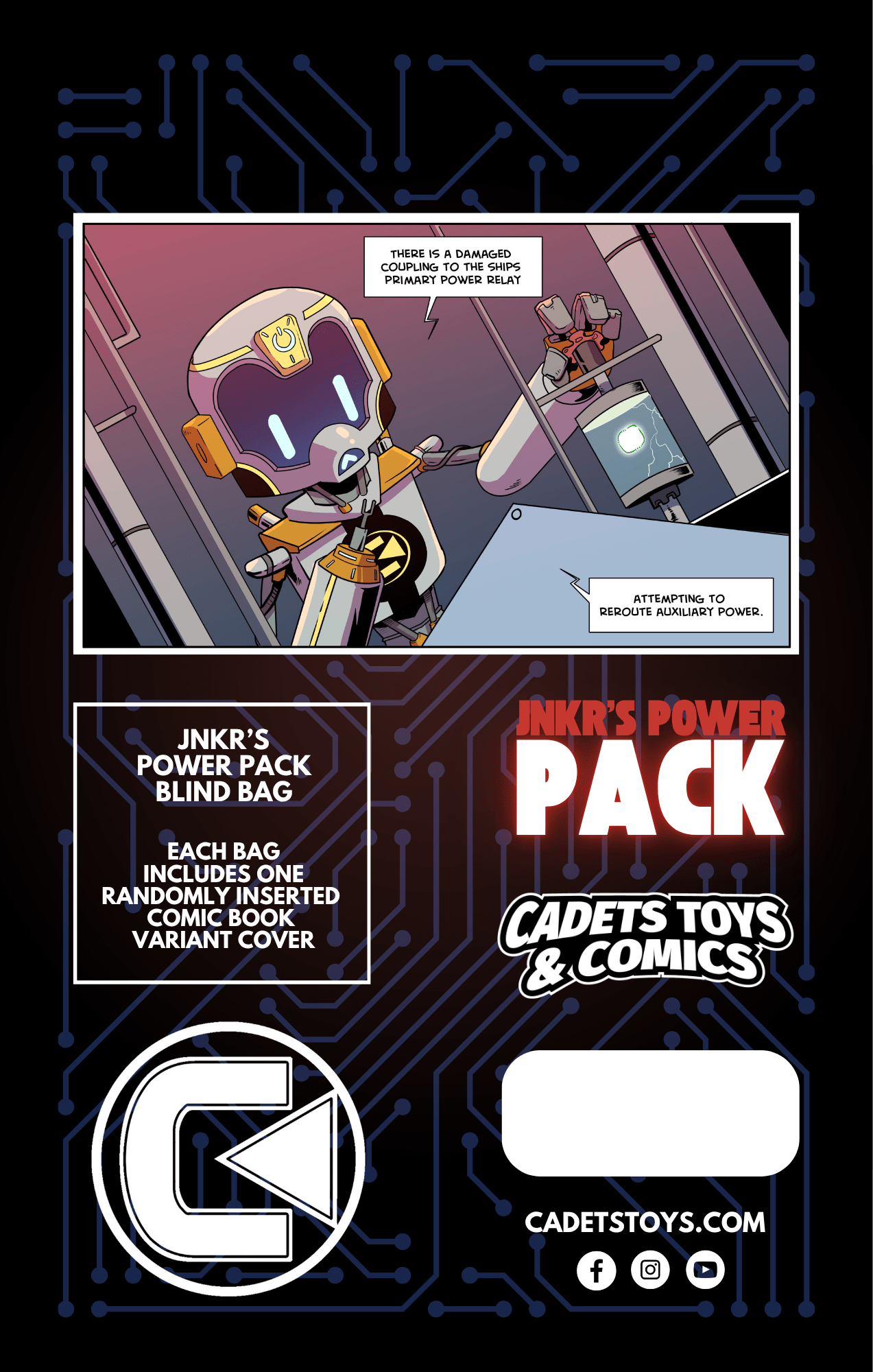 Bolsa sorpresa de cómics Power Pack de JNKR