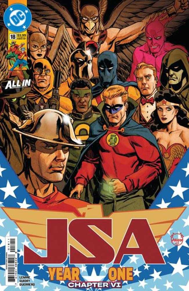 JSA 18 Cover A Dave Johnson - Cadets Toys & Comics