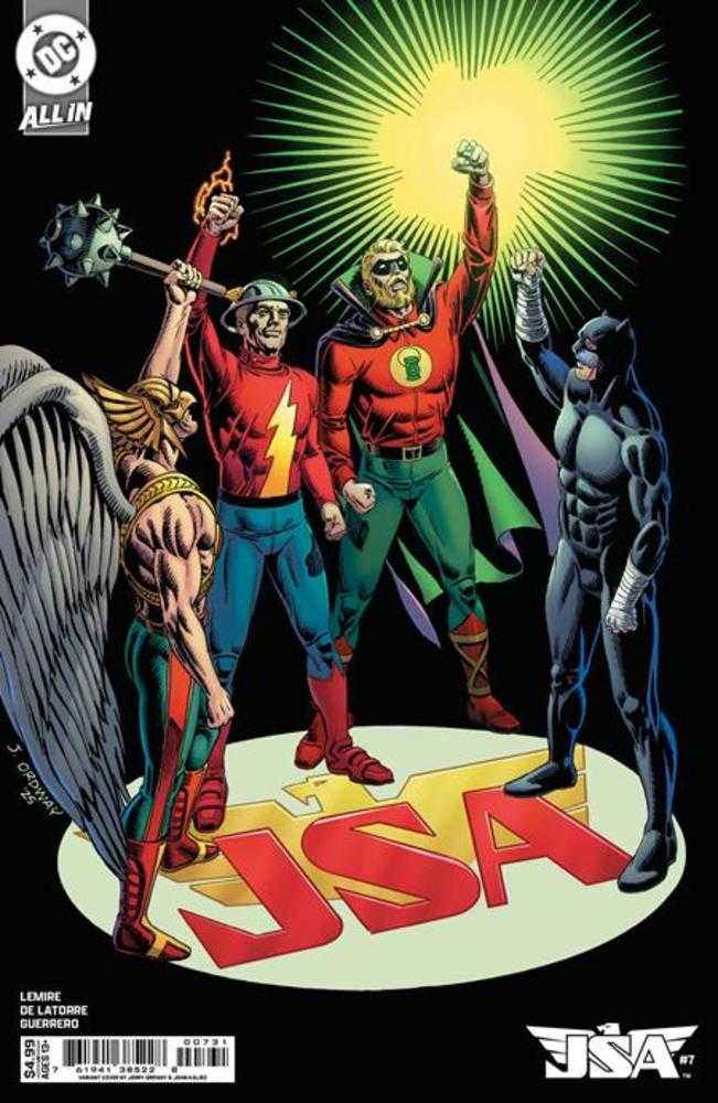JSA 7 Cover C Jerry Ordway Card Stock Variant - Cadets Toys & Comics