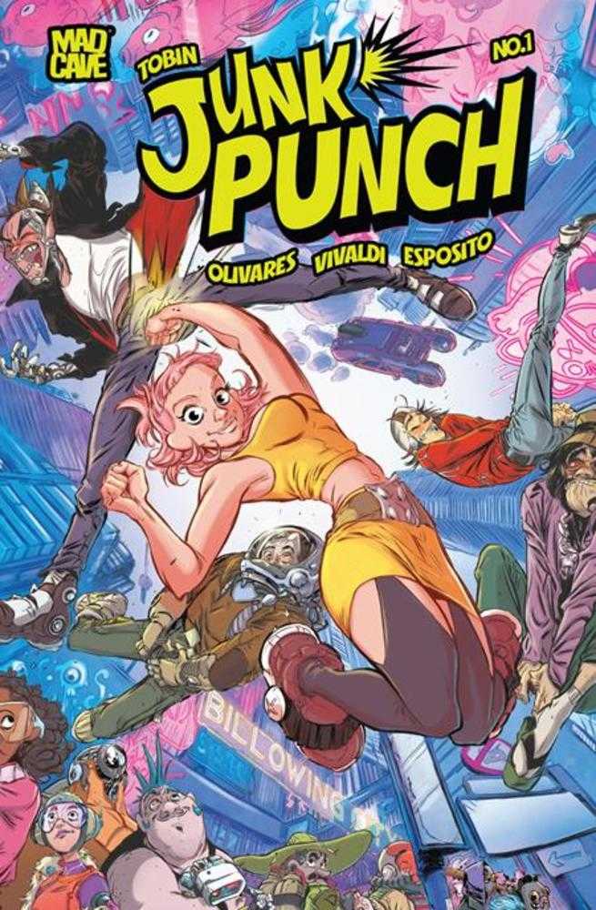 Junk Punch 1 (Of 5) Cover A Carlos Javier Olivares (Mature) - Cadets Toys & Comics