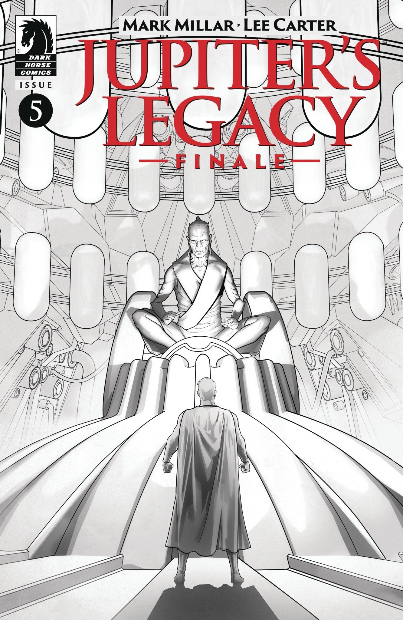 Jupiter's Legacy: Finale 5 - Lee Carter - B&W - Cadets Toys & Comics