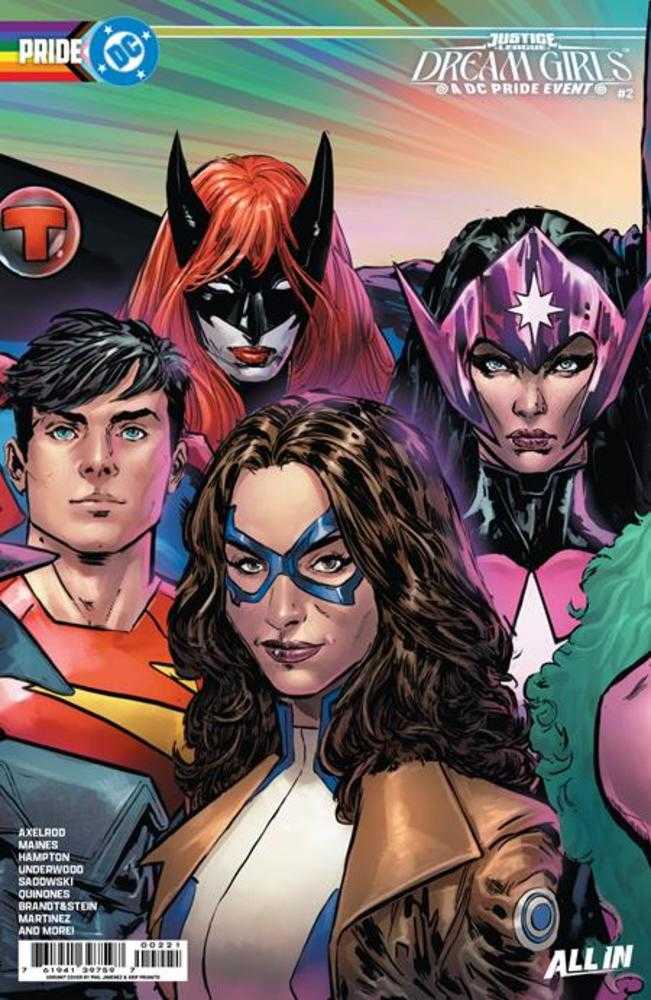 Justice League Dream Girls A DC Pride Event 2 (Of 4) Cover B Phil Jimenez Connecting Card Stock Variant - Cadets Toys & Comics