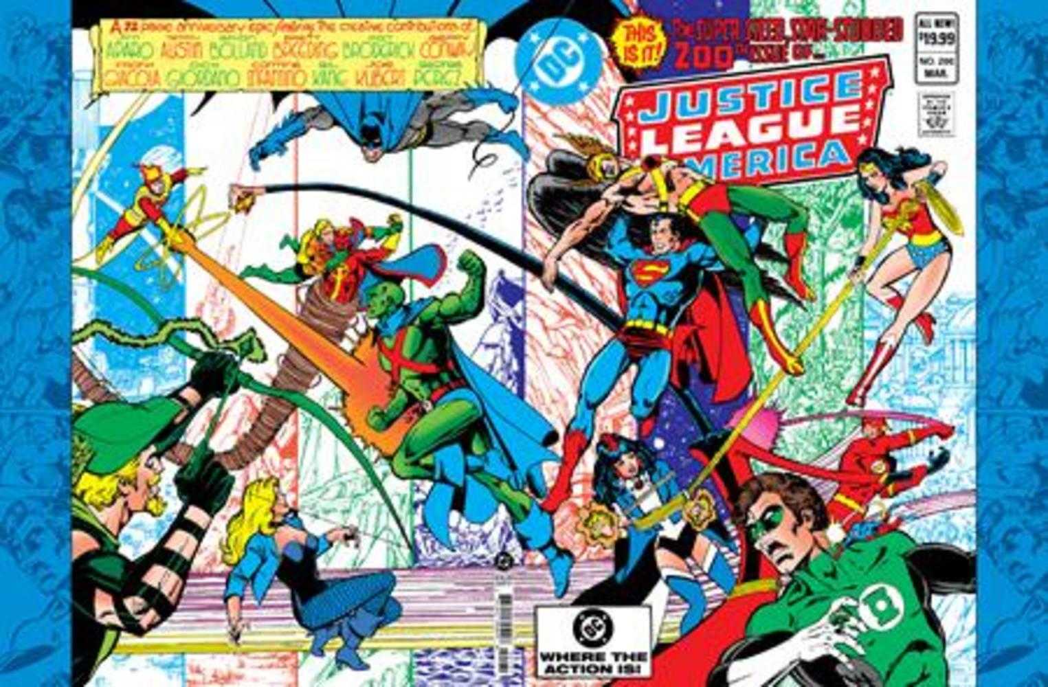 Justice League Of America 200 Facsimile Edition Cover C George Perez Foil Variant - Cadets Toys & Comics