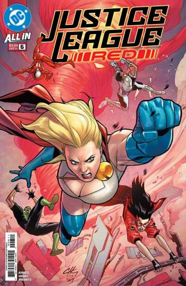 Justice League Red 6 (Of 6) Cover A Clayton Henry - Cadets Toys & Comics
