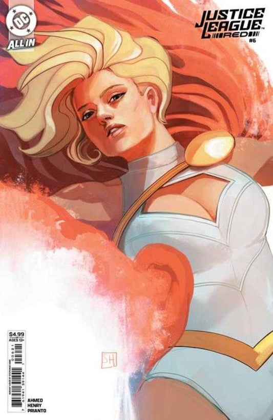 Justice League Red 6 (Of 6) Cover B Stephanie Hans Card Stock Variant - Cadets Toys & Comics