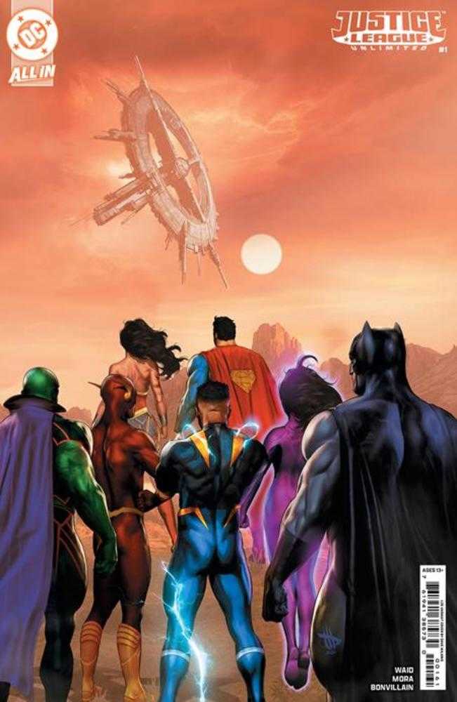 Justice League Unlimited 1 Cover I 1 in 25 Dave Wilkins Card Stock Variant - Cadets Toys & Comics