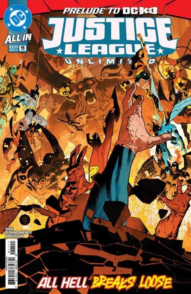 Liga de la Justicia Ilimitada n.º 11 Portada A Dan Mora