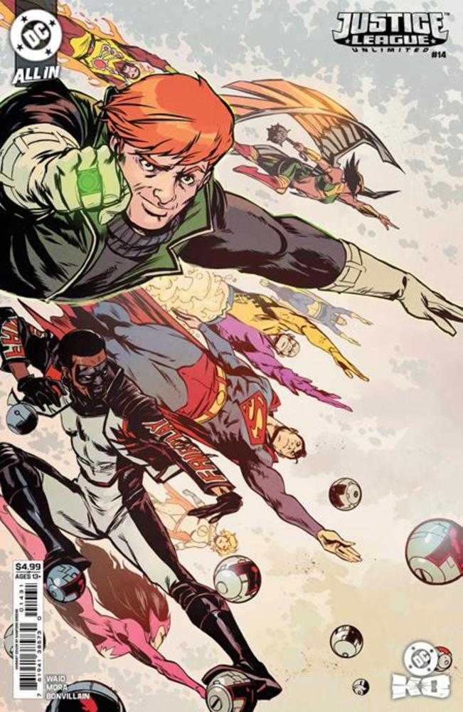 Justice League Unlimited 14 Cover B Sanford Greene Card Stock Variant (DC K.O.) - Cadets Toys & Comics