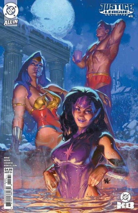 Justice League Unlimited 15 Cover F Ben Harvey Sweater Weather Card Stock Variant (DC K.O.) - Cadets Toys & Comics