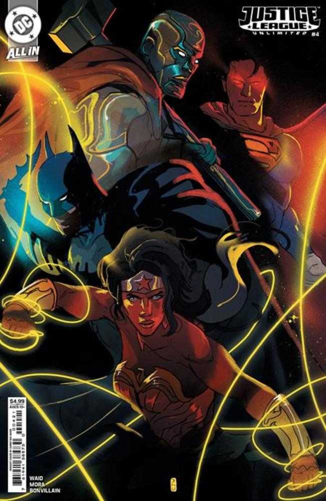 Justice League Unlimited 4 Cover B Christian Ward Card Stock Variant - Cadets Toys & Comics