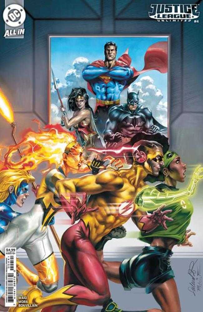 Justice League Unlimited 4 Cover D Salvador Larroca Card Stock Variant - Cadets Toys & Comics