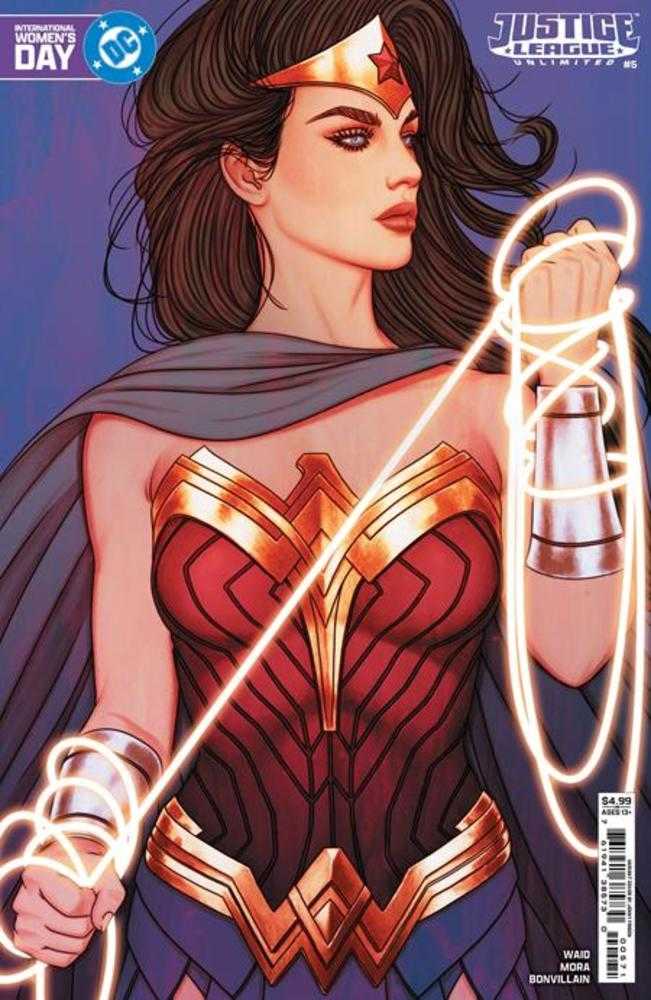 Justice League Unlimited 5 Cover E Jenny Frison International Womens Day Wonder Woman Card Stock Variant - Cadets Toys & Comics