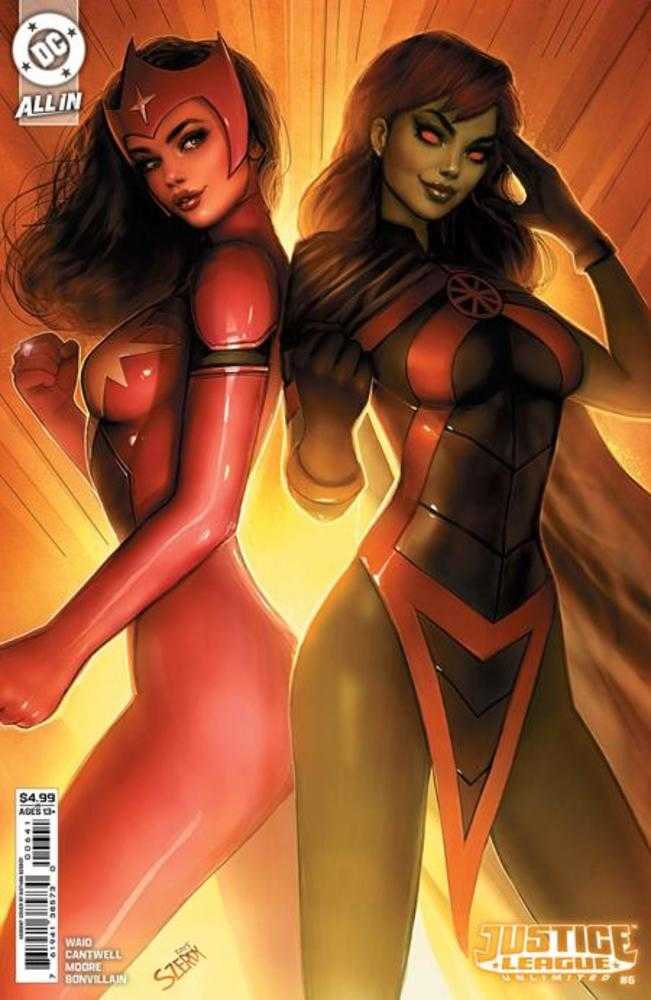 Justice League Unlimited 6 Cover C Nathan Szerdy Card Stock Variant (We Are Yesterday) - Cadets Toys & Comics