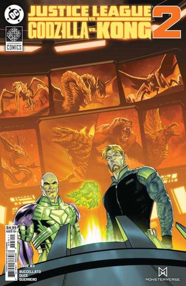Liga de la Justicia contra Godzilla contra Kong 2 #3 (de 7) Portada A Christian Duce