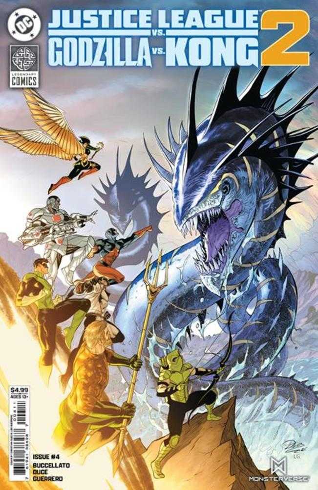 Liga de la Justicia contra Godzilla contra Kong 2 #4 (de 7) Portada A Christian Duce