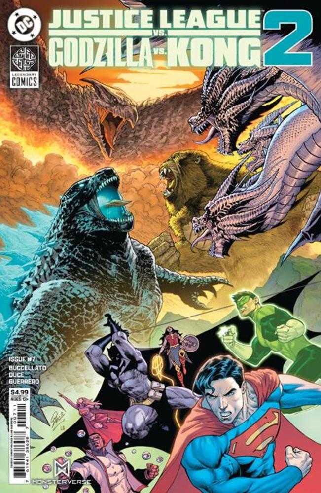 Justice League vs Godzilla vs Kong 2 7 (Of 7) Cover A Christian Duce - Cadets Toys & Comics