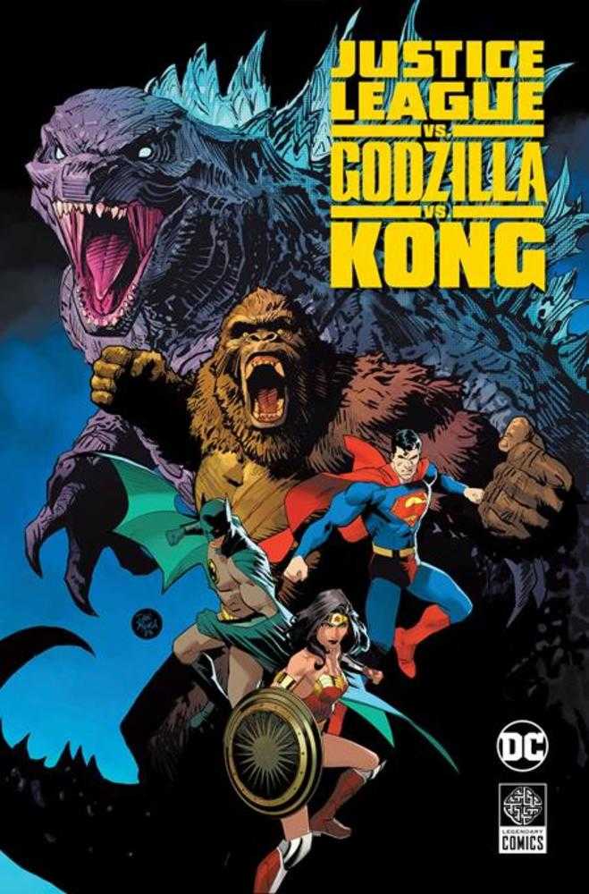 Justice League vs Godzilla vs Kong Hardcover - Cadets Toys & Comics