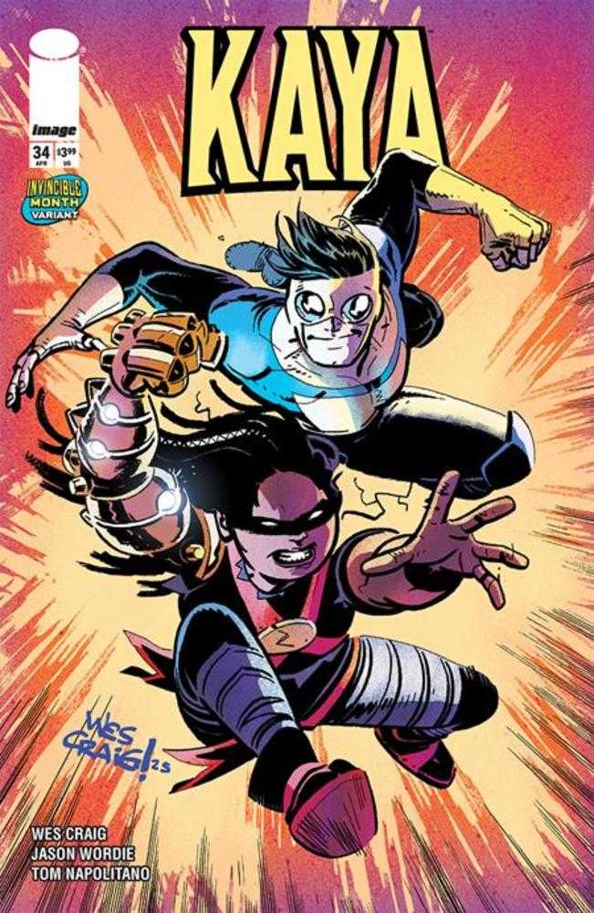 Kaya 34 Cover C Wes Craig Invincible Team Up Variant - Cadets Toys & Comics