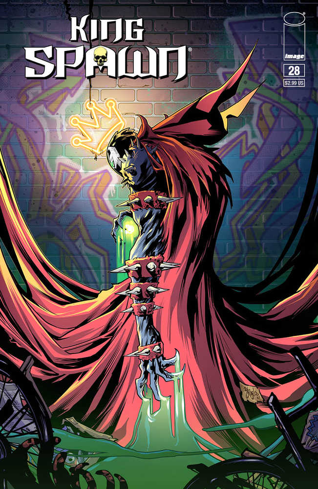King Spawn 28 Cover A Ze Carlos Cardstock - Cadets Toys & Comics