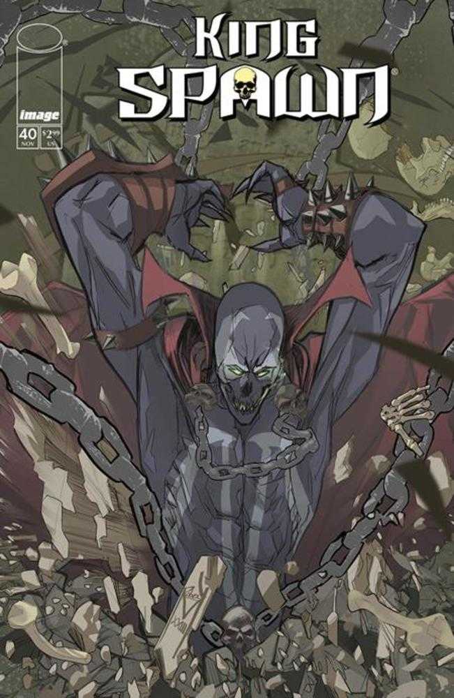 King Spawn 40 Cover A Thaddeus Robeck - Cadets Toys & Comics
