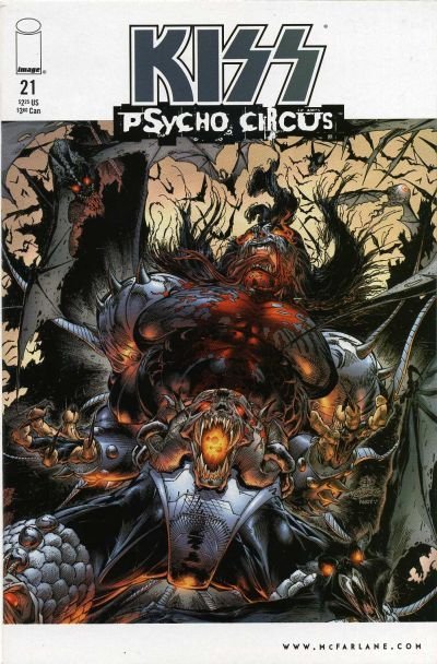 Kiss: Psycho Circus #21 (Angel Medina Cover)