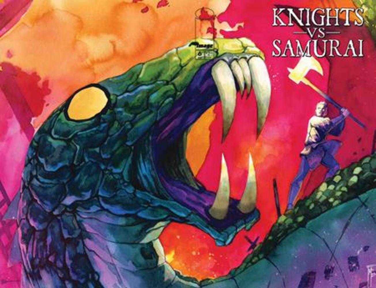 Knights vs Samurai 6 Cover A Fede Mele Wraparound - Cadets Toys & Comics