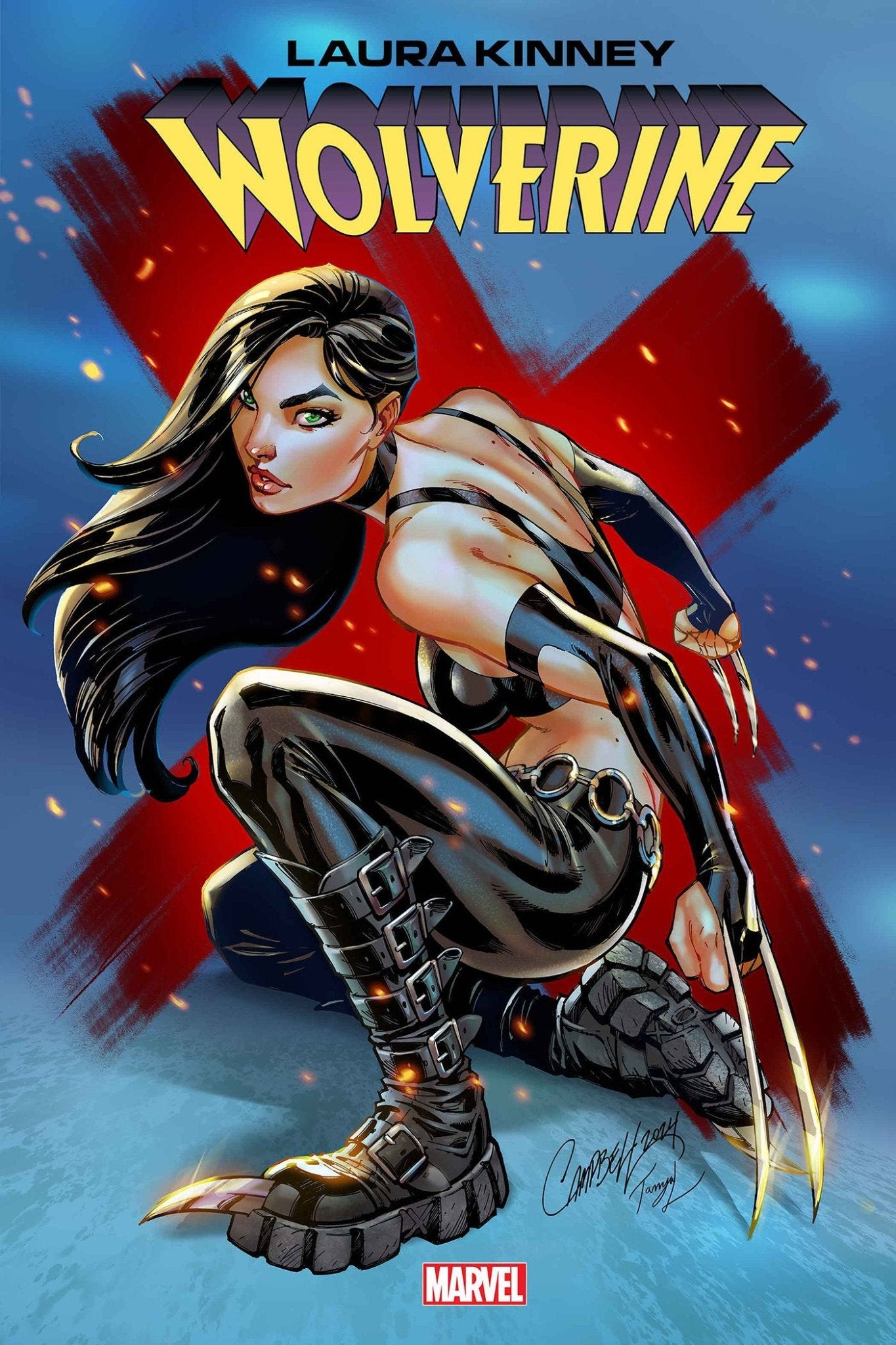 Laura Kinney Wolverine 1 J Scott Campbell Variant - Cadets Toys & Comics