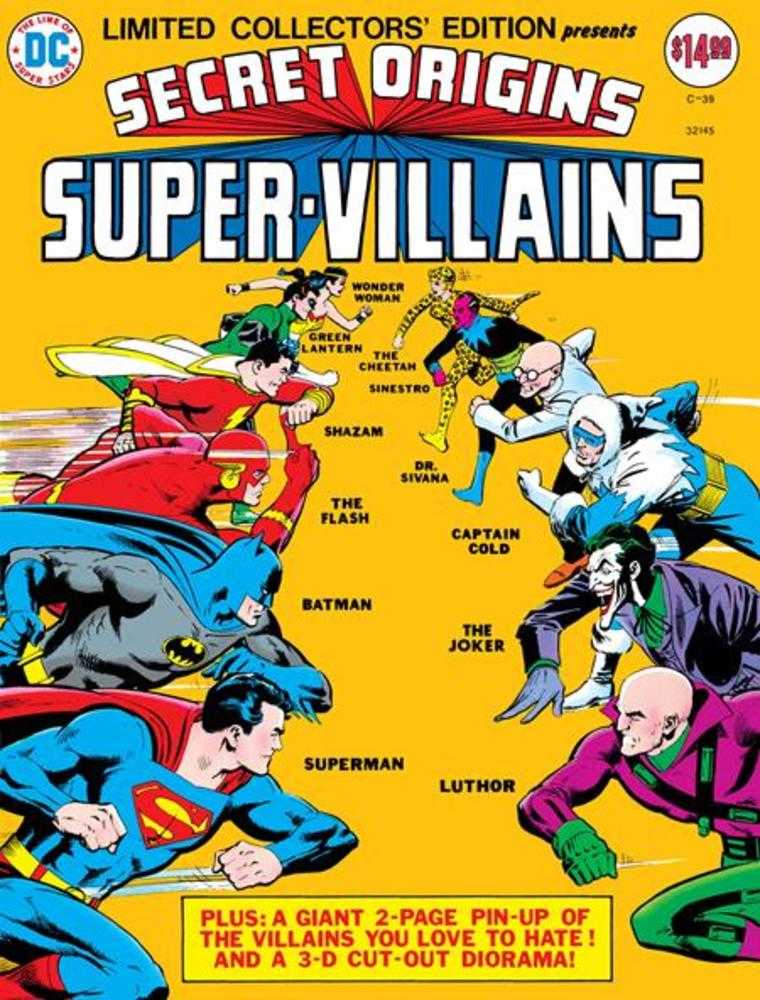 Limited Collectors Edition 39 Secret Origins Super Villains Facsimile Edition Cover A Dick Giordano - Cadets Toys & Comics