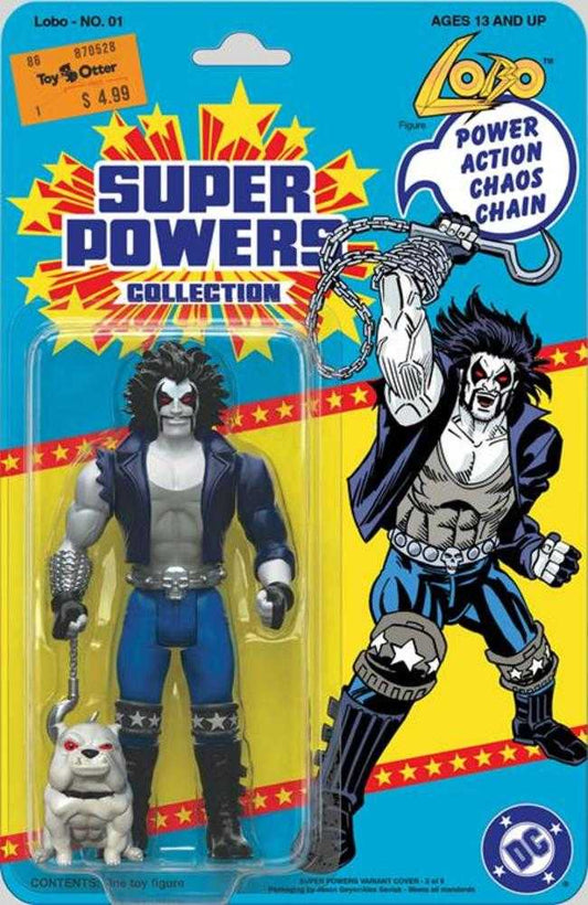 Lobo 1 Facsimile Edition Cover B Jason Geyer & Alex Saviuk Lobo Super Powers Card Stock Variant - Cadets Toys & Comics