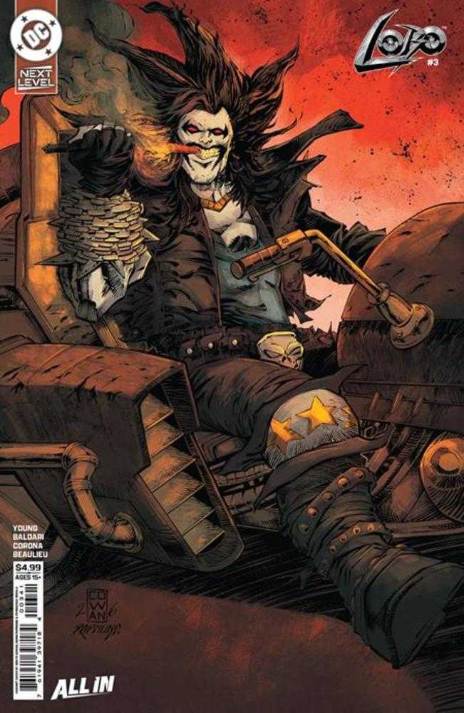 Lobo 3 Cover D Denys Cowan Card Stock Variant - Cadets Toys & Comics