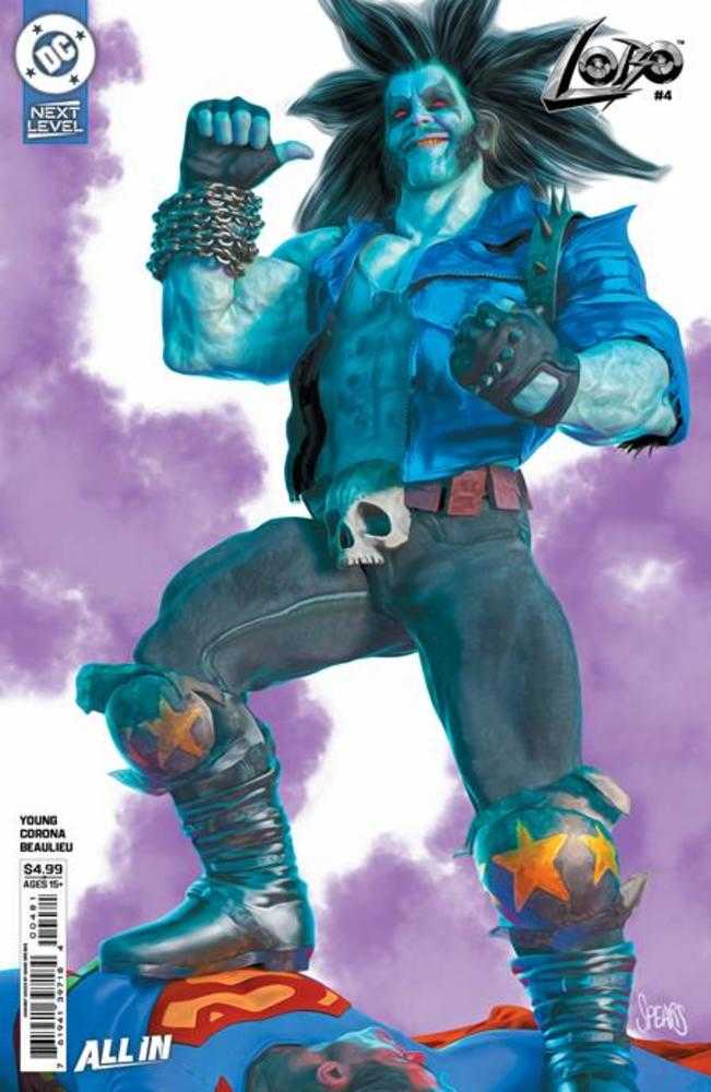 Lobo 4 Cover G Mark Spears Card Stock Variant - Cadets Toys & Comics