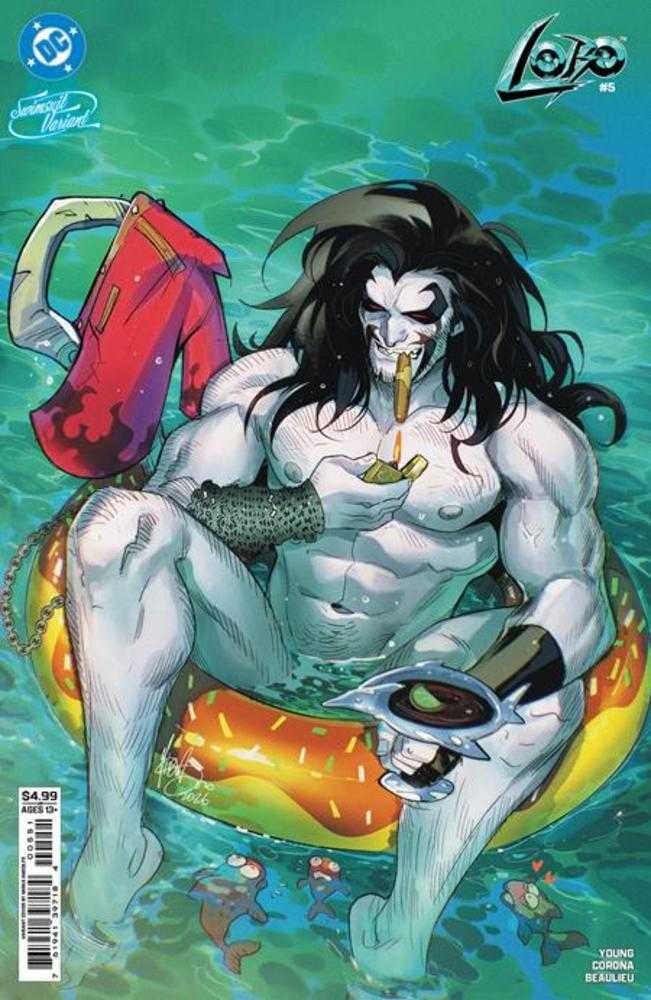 Lobo 5 Cover E Mirka Andolfo Swimsuit Card Stock Variant - Cadets Toys & Comics
