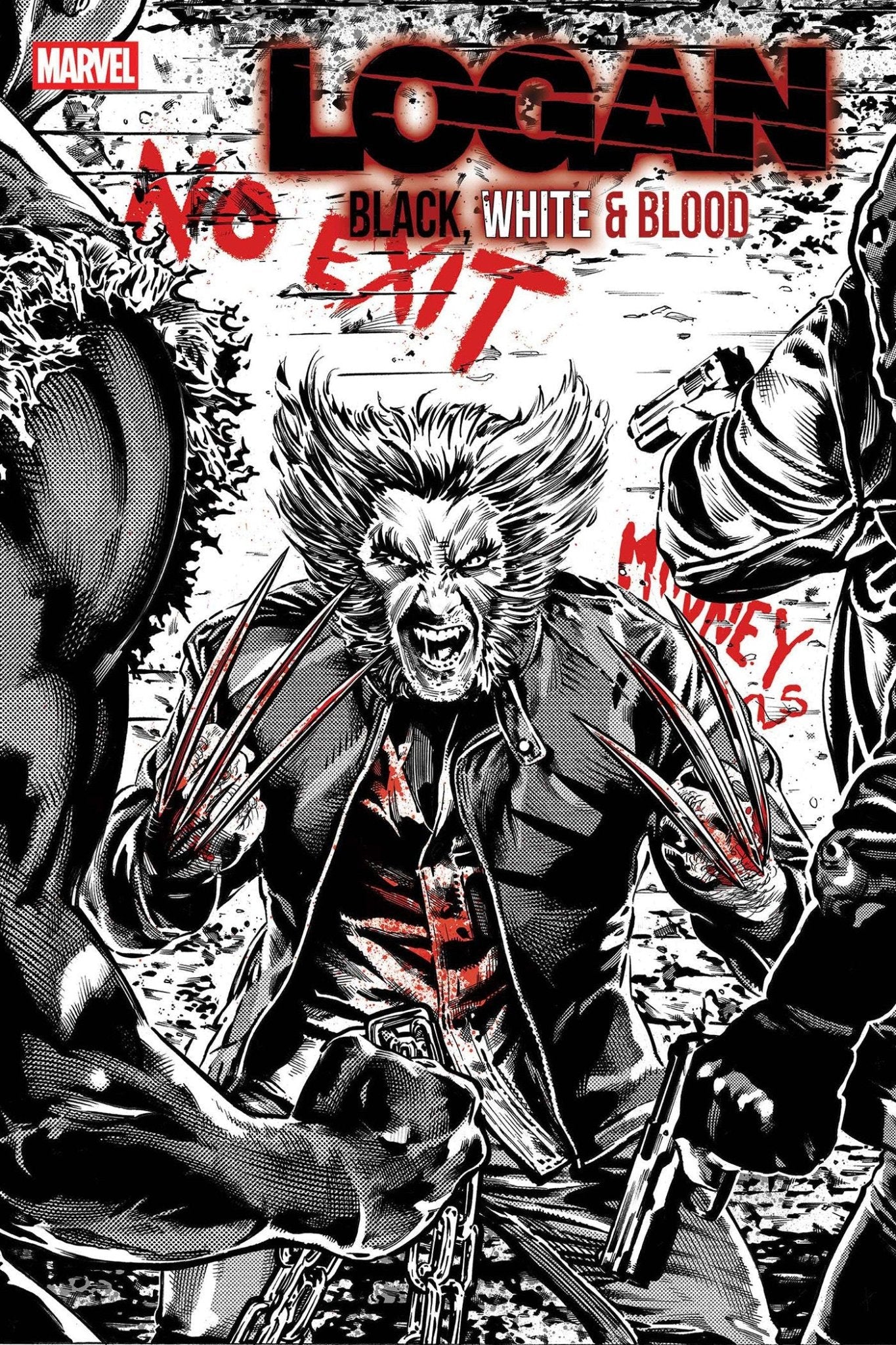 Logan: Black, White & Blood 2 Stephen Mooney Variant - Cadets Toys & Comics