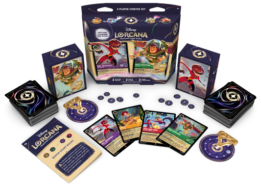 Lorcana TCG: 2 - Player Deck Display - Elastigirl & Buzz Lightyear - Cadets Toys & Comics