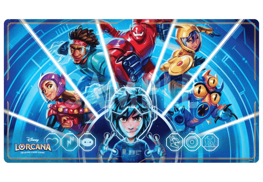 Lorcana TCG: Archazia's Island Playmat - Big Hero 6 We Could Be Immortals - Cadets Toys & Comics