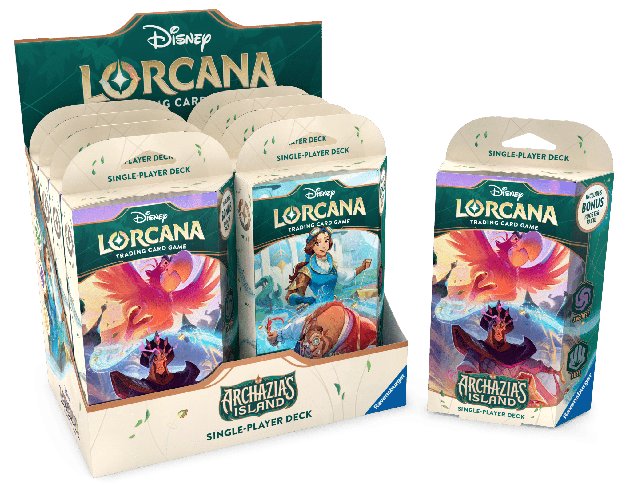 Lorcana TCG: Archazia's Island Starter Deck - Amethyst & Steel - Cadets Toys & Comics