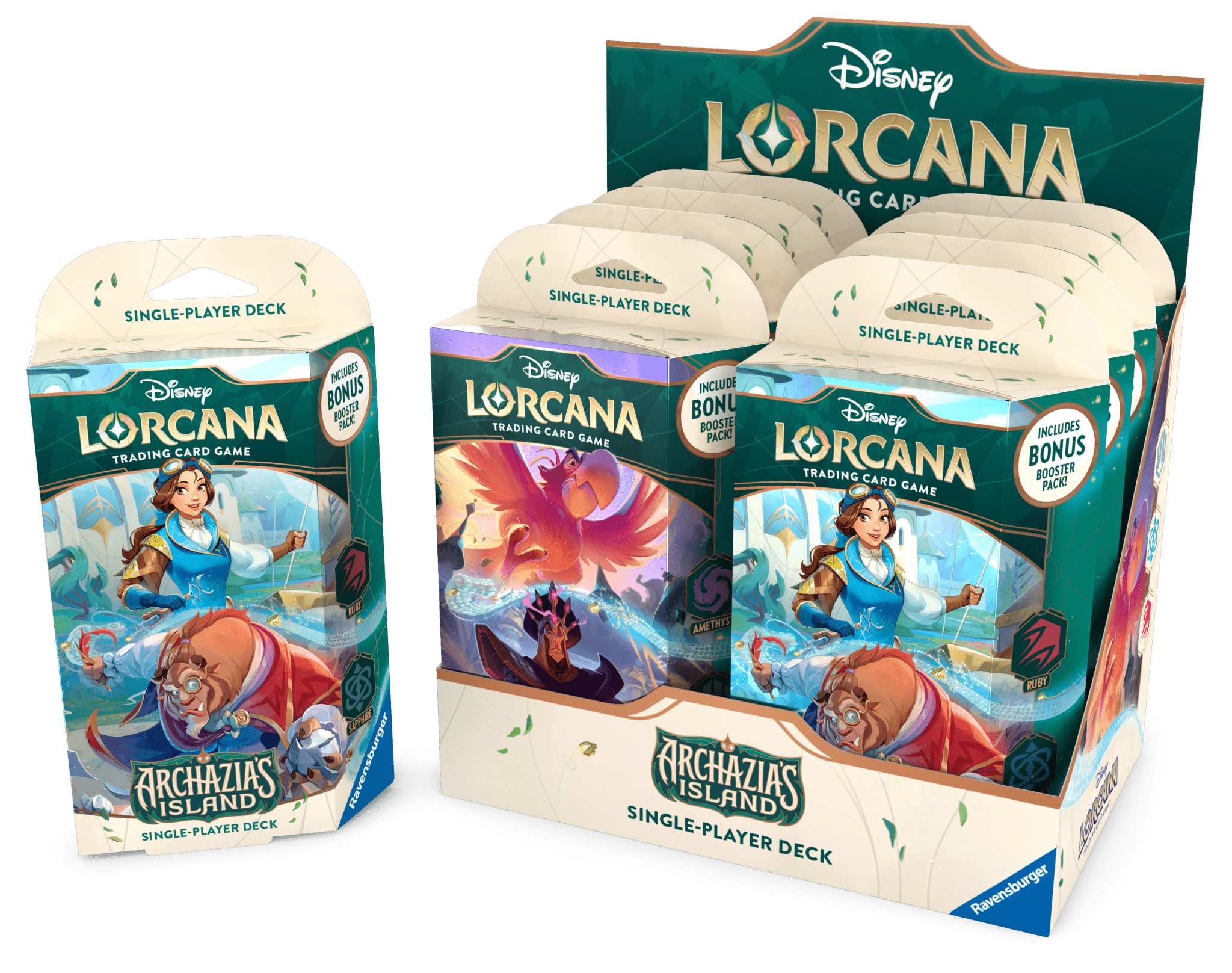 Lorcana TCG: Archazia's Island Starter Deck - Ruby & Sapphire - Cadets Toys & Comics