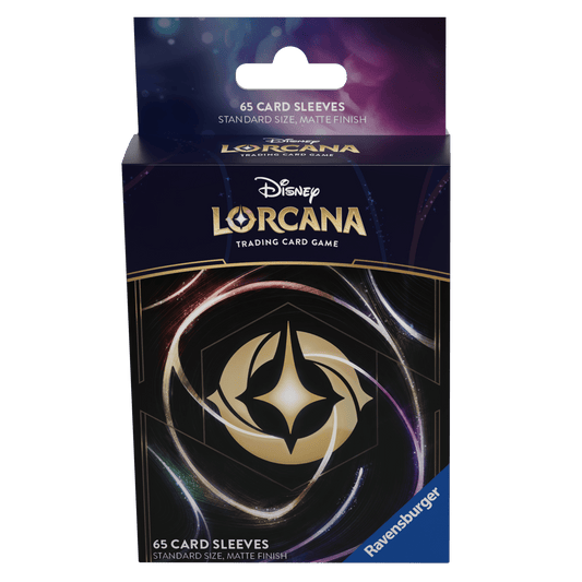 Box of Disney Lorcana card sleeves.