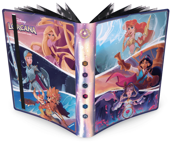 Lorcana TCG: Portafolio legendario de 9 bolsillos