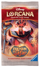 Lorcana TCG: Paquetes de refuerzo de El reinado de Jafar