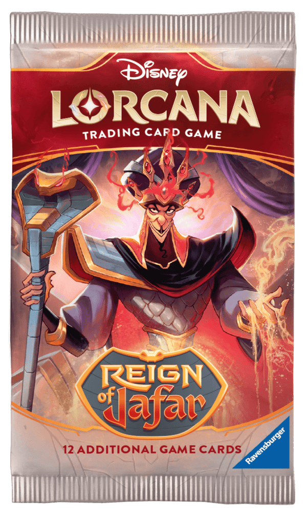 Lorcana TCG: Paquetes de refuerzo de El reinado de Jafar