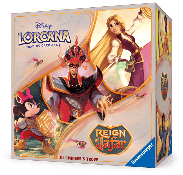 Juego de cartas coleccionables de Lorcana: El tesoro del Iluminador del reinado de Jafar