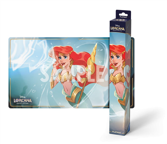 Lorcana TCG: Winterspell Playmat - Ariel, Sonic Warrior - Cadets Toys & Comics