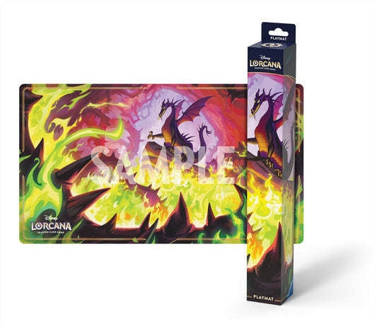 Lorcana TCG: Winterspell Playmat - Dragon Fire - Cadets Toys & Comics