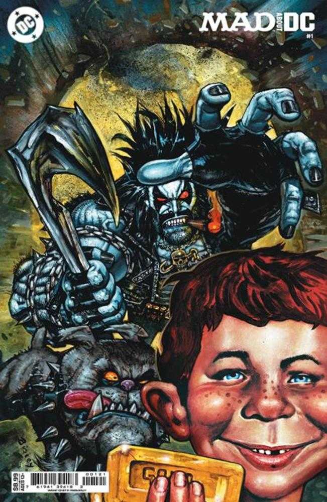 Mad About DC 1 (One Shot) Cover B Simon Bisley Card Stock Variant - Cadets Toys & Comics