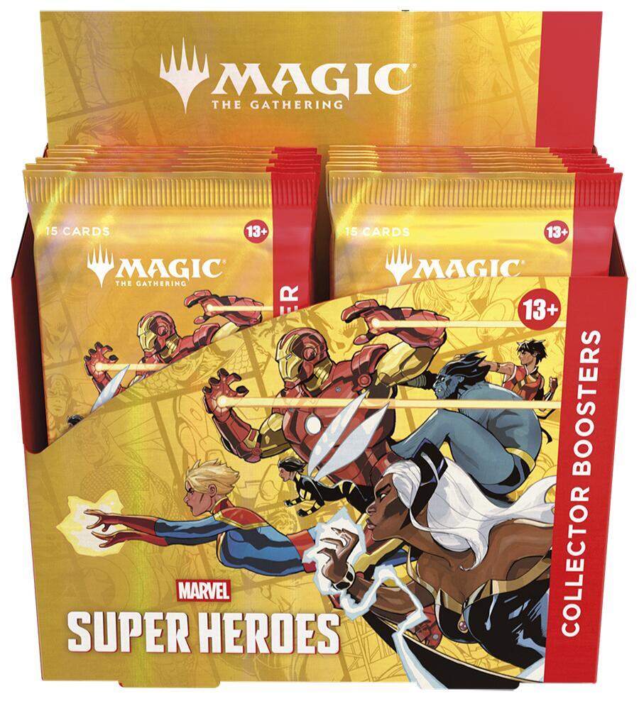 Magic: The Gathering - Marvel Super Heroes - Collector Booster Display - Cadets Toys & Comics