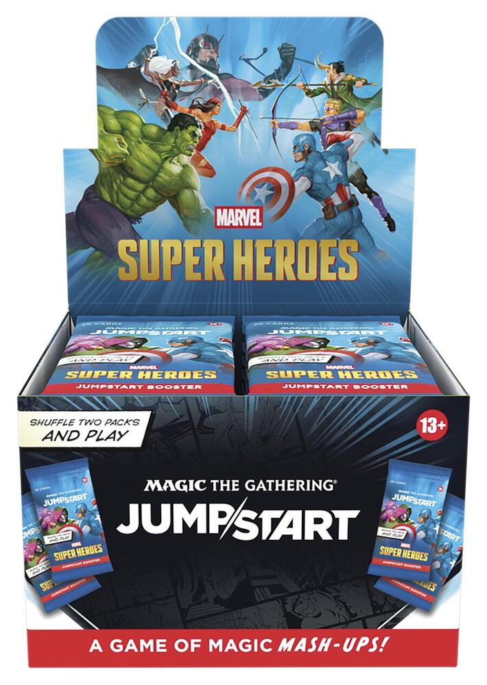 Magic: The Gathering - Marvel Super Heroes - Jumpstart Booster Display - Cadets Toys & Comics