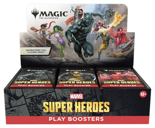 Magic: The Gathering - Marvel Super Heroes Play Booster Display - Cadets Toys & Comics