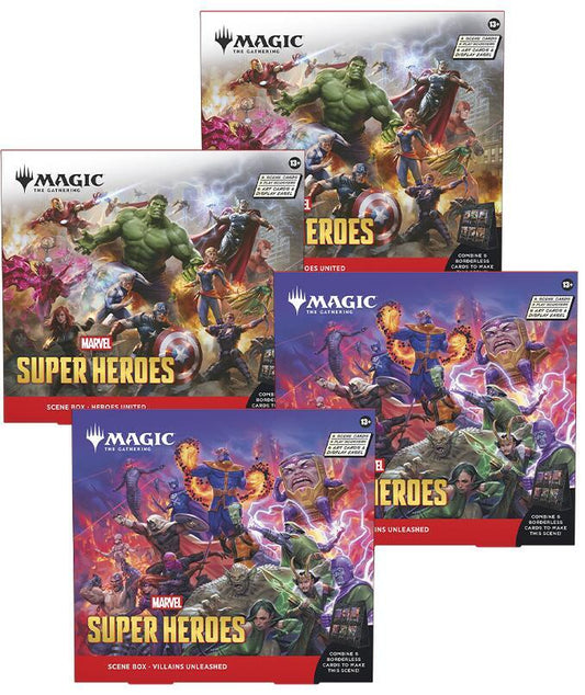 Magic: The Gathering - Marvel Super Heroes Scene Box - Cadets Toys & Comics