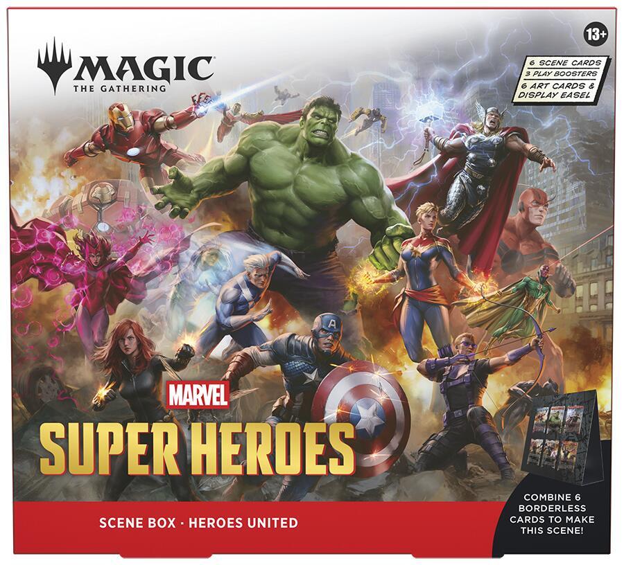 Magic: The Gathering - Marvel Super Heroes Scene Box - Cadets Toys & Comics